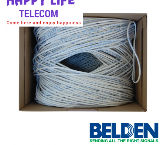 Cáp mạng Belden Cat5e U/UTP, CMR 1583A 